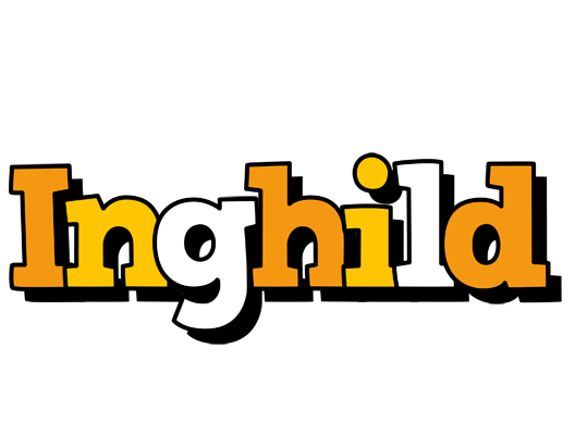 Inghild cartoon logo