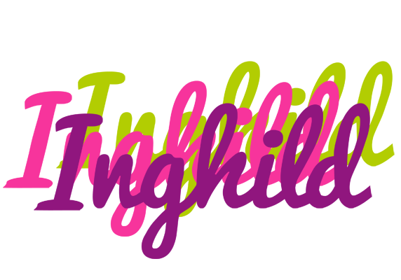 Inghild flowers logo