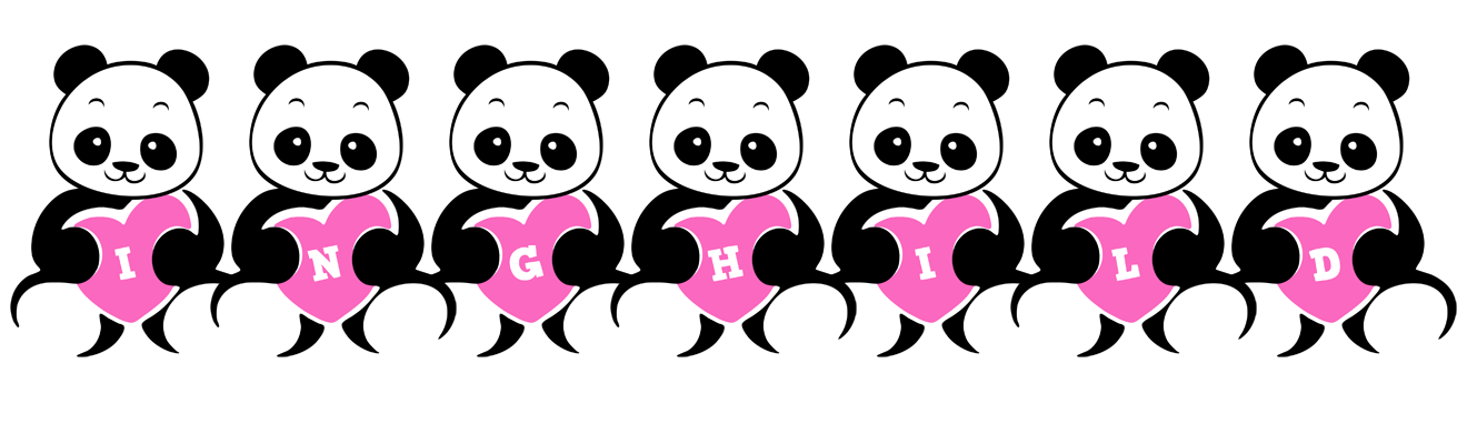 Inghild love-panda logo