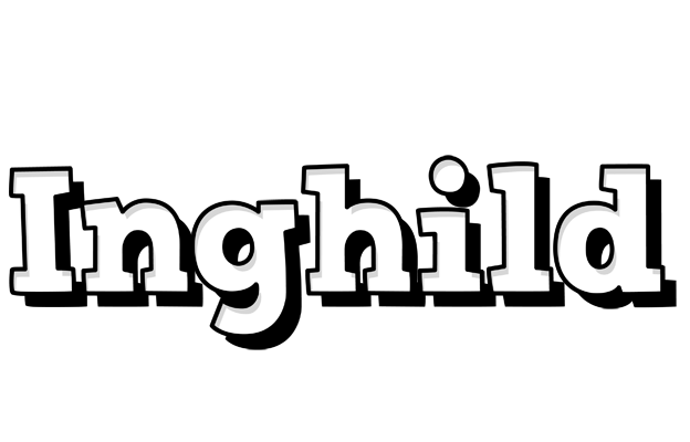 Inghild snowing logo