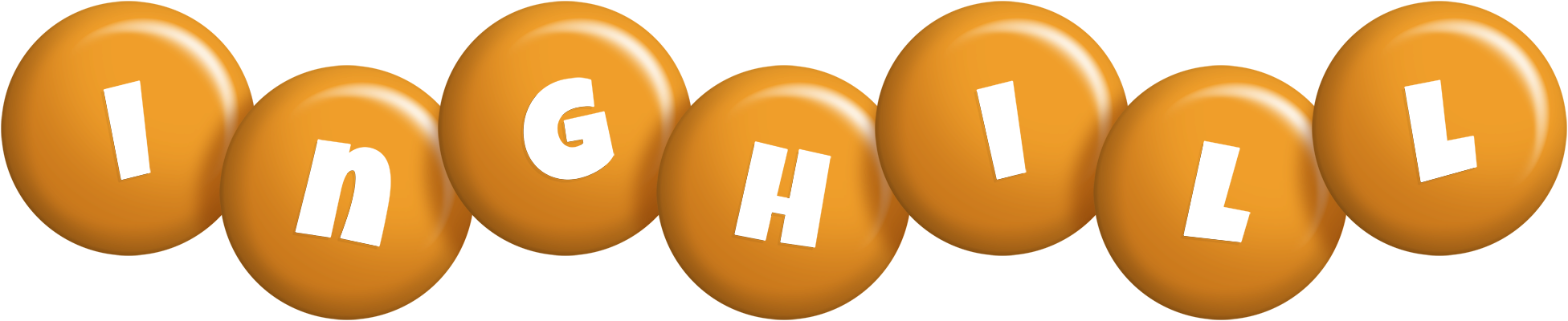 Inghill candy-orange logo