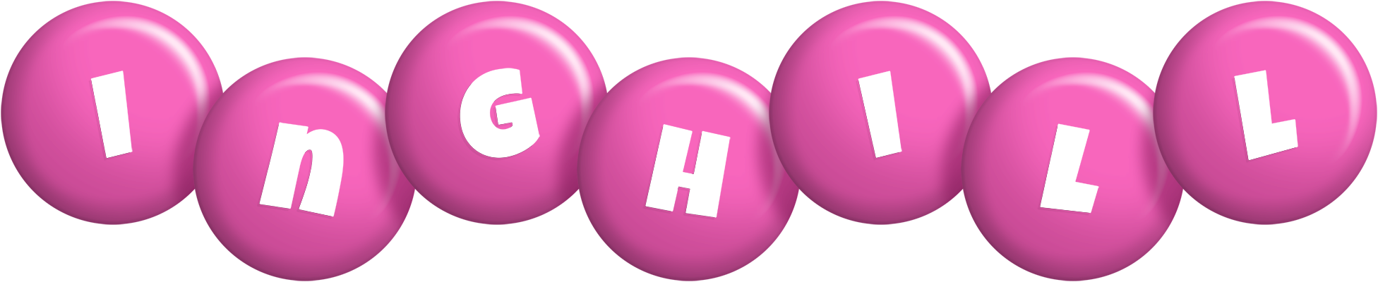 Inghill candy-pink logo
