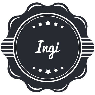 Ingi badge logo