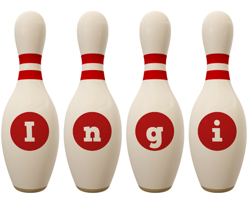 Ingi bowling-pin logo