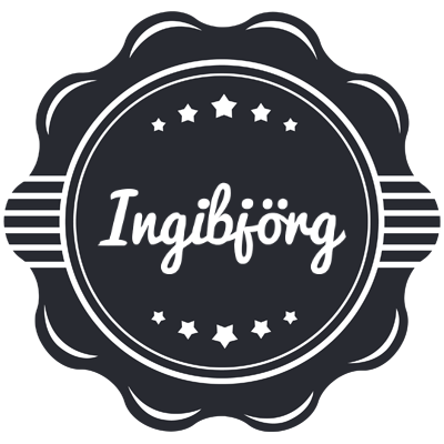 Ingibjörg badge logo