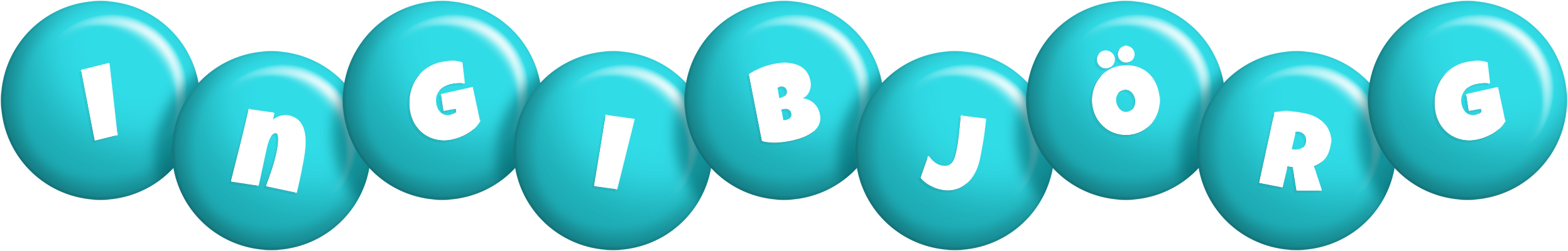 Ingibjörg candy-azur logo