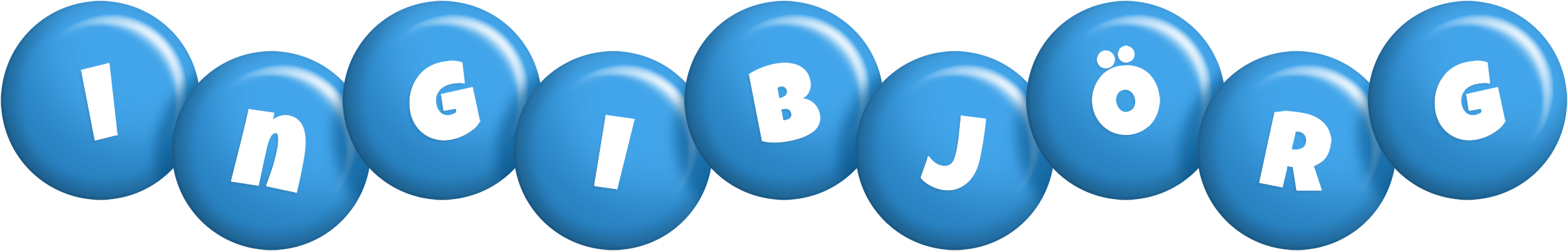 Ingibjörg candy-blue logo