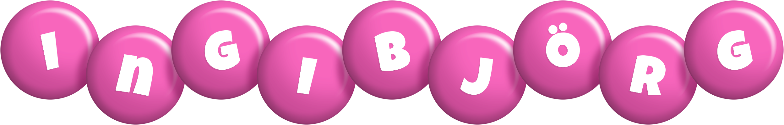 Ingibjörg candy-pink logo