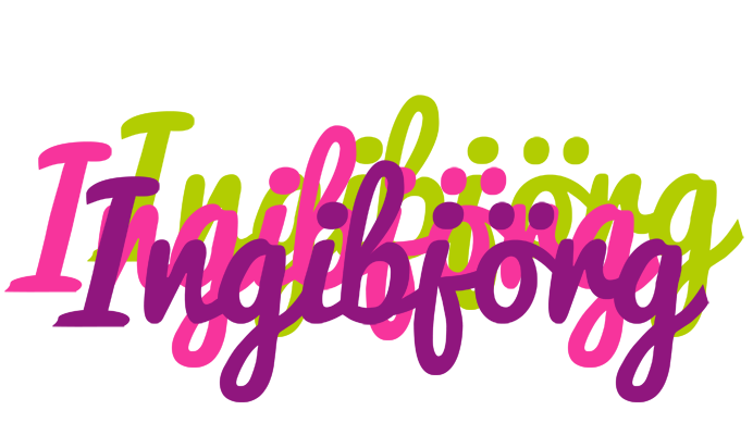 Ingibjörg flowers logo
