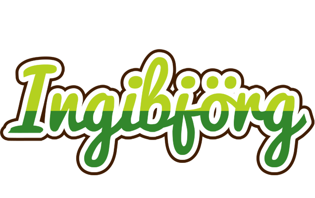 Ingibjörg golfing logo