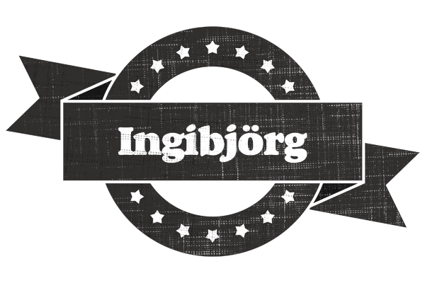 Ingibjörg grunge logo