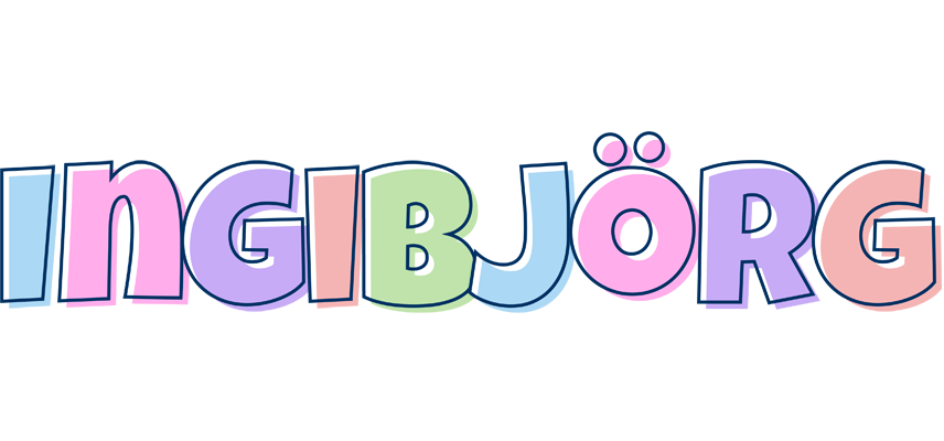 Ingibjörg pastel logo