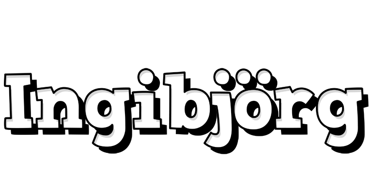Ingibjörg snowing logo