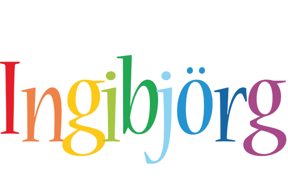 Ingibjörg birthday logo