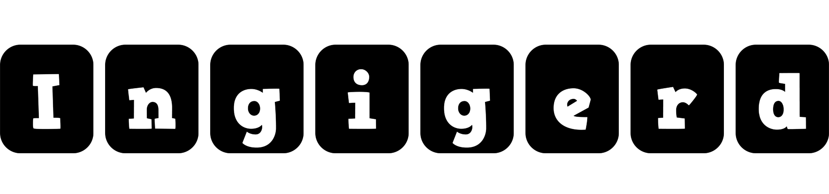Ingigerd box logo