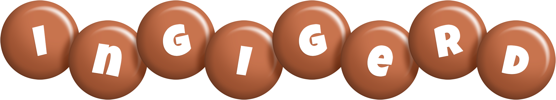 Ingigerd candy-brown logo
