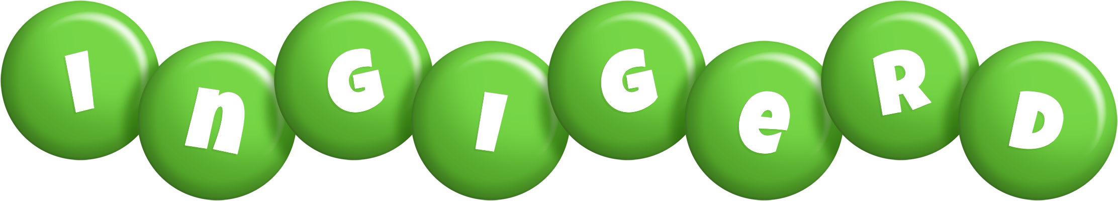 Ingigerd candy-green logo