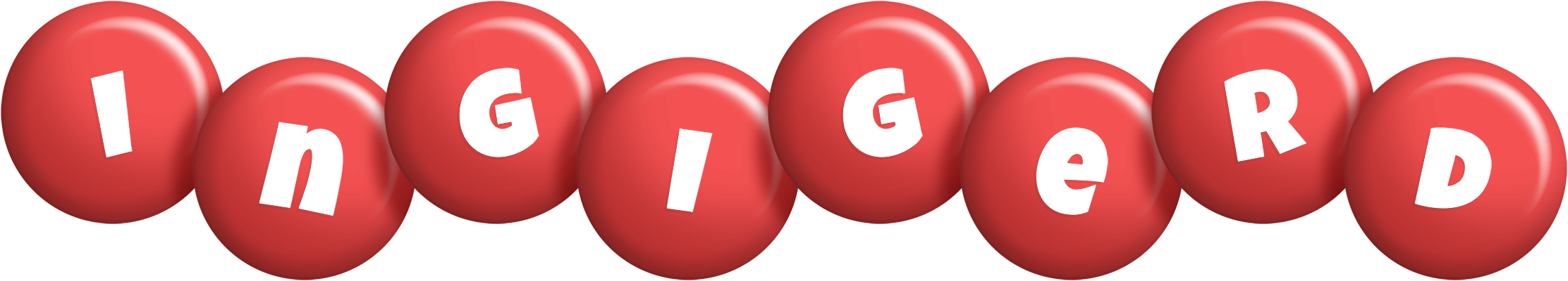 Ingigerd candy-red logo