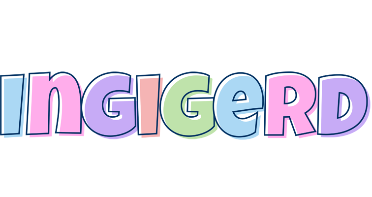 Ingigerd pastel logo