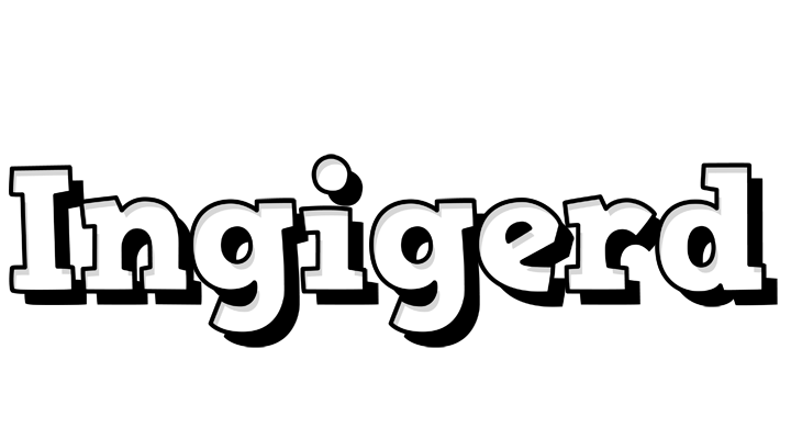 Ingigerd snowing logo