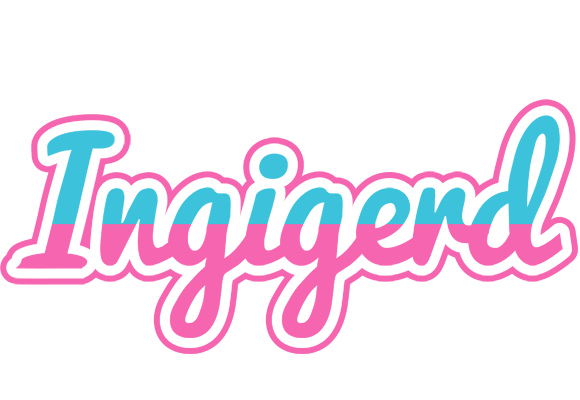 Ingigerd woman logo