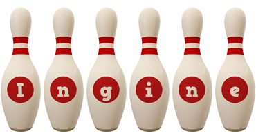 Ingine bowling-pin logo