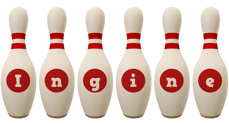 Ingine bowling-pin logo