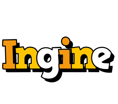 Ingine cartoon logo