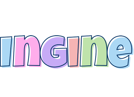 Ingine pastel logo
