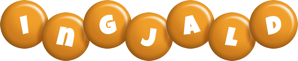 Ingjald candy-orange logo