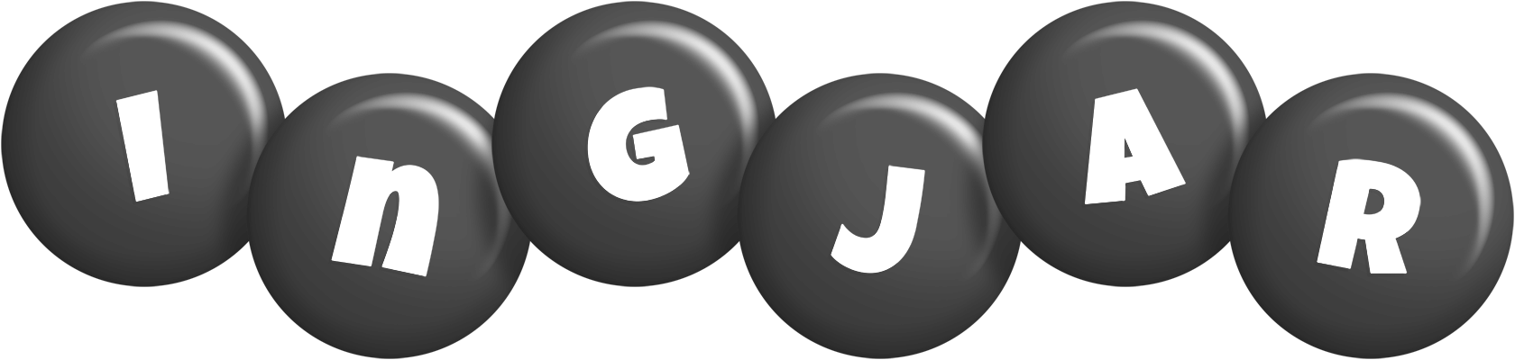 Ingjar candy-black logo