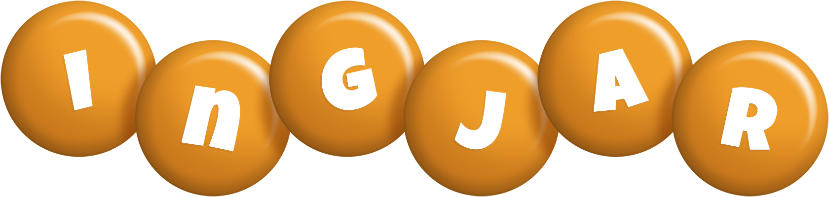 Ingjar candy-orange logo