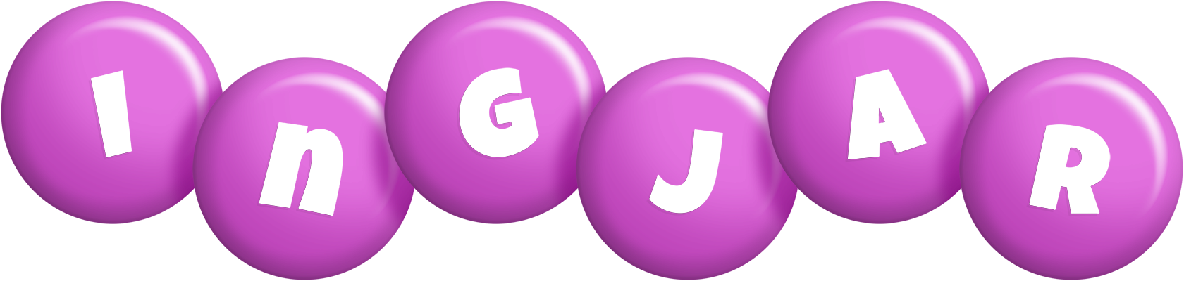 Ingjar candy-purple logo