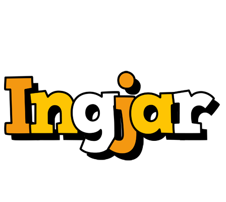 Ingjar cartoon logo