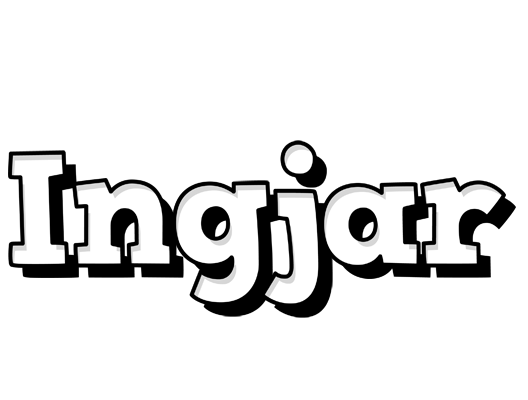 Ingjar snowing logo
