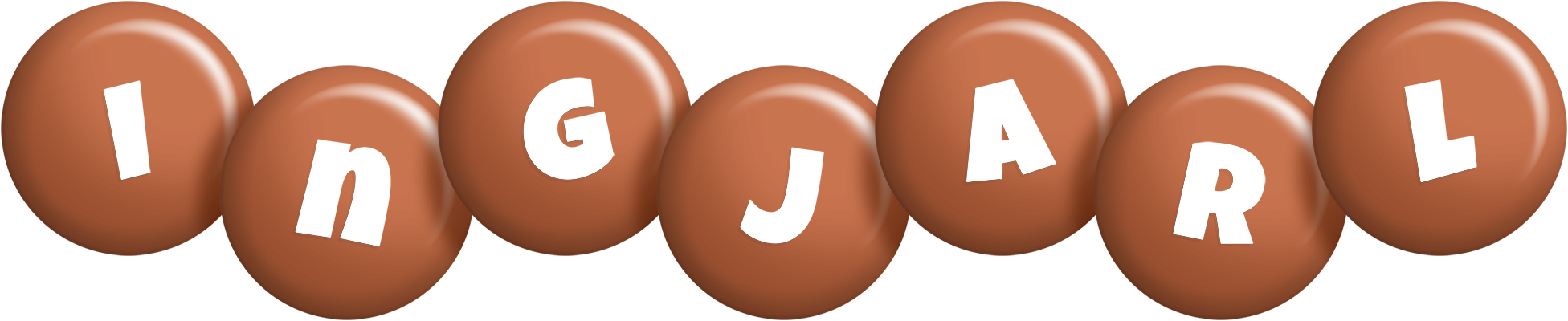 Ingjarl candy-brown logo