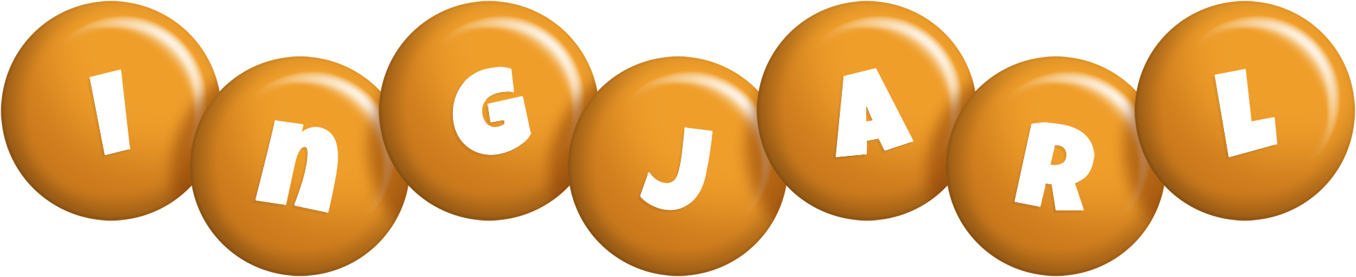 Ingjarl candy-orange logo