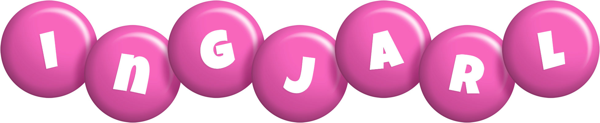 Ingjarl candy-pink logo