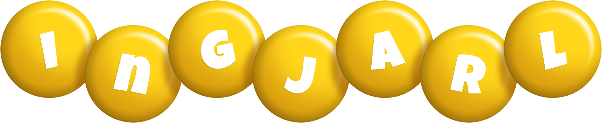 Ingjarl candy-yellow logo