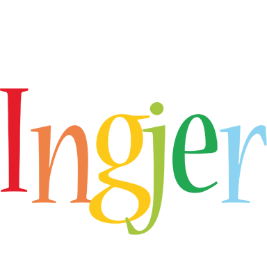 Ingjer birthday logo