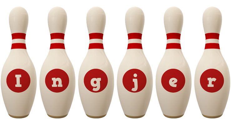 Ingjer bowling-pin logo