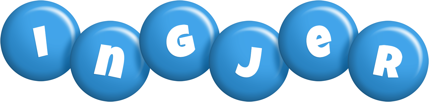 Ingjer candy-blue logo