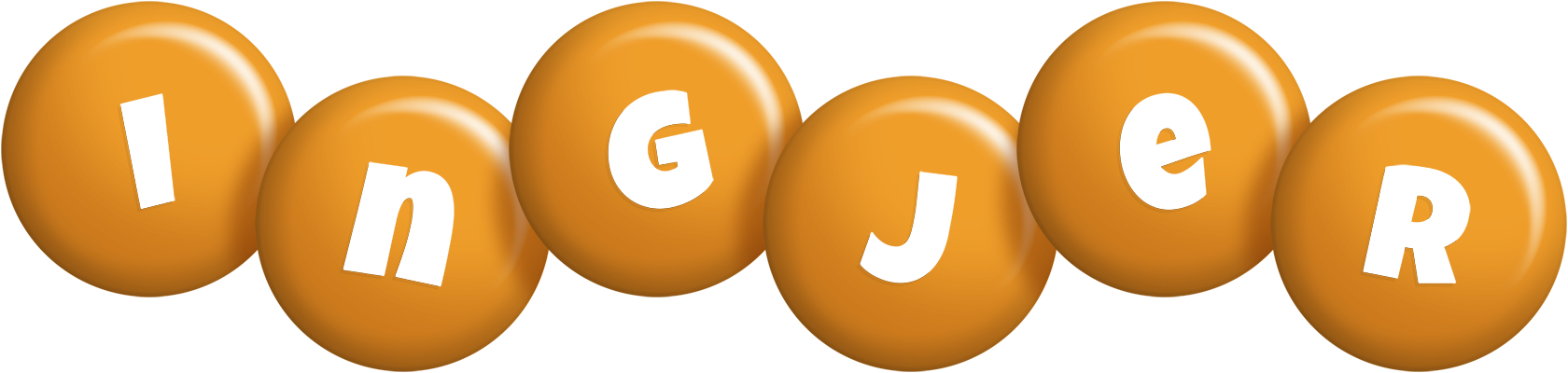 Ingjer candy-orange logo