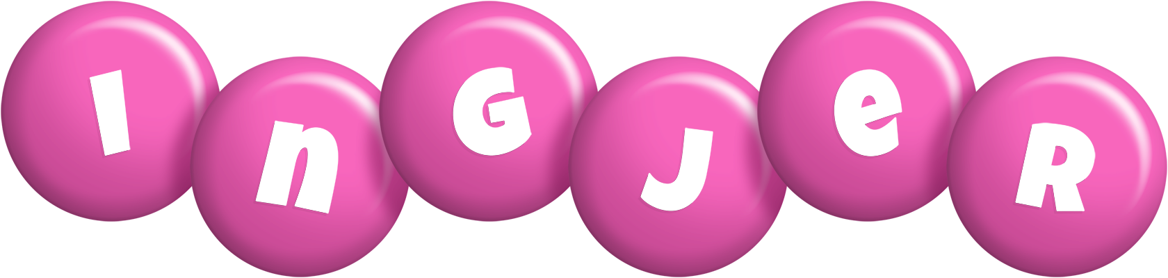 Ingjer candy-pink logo