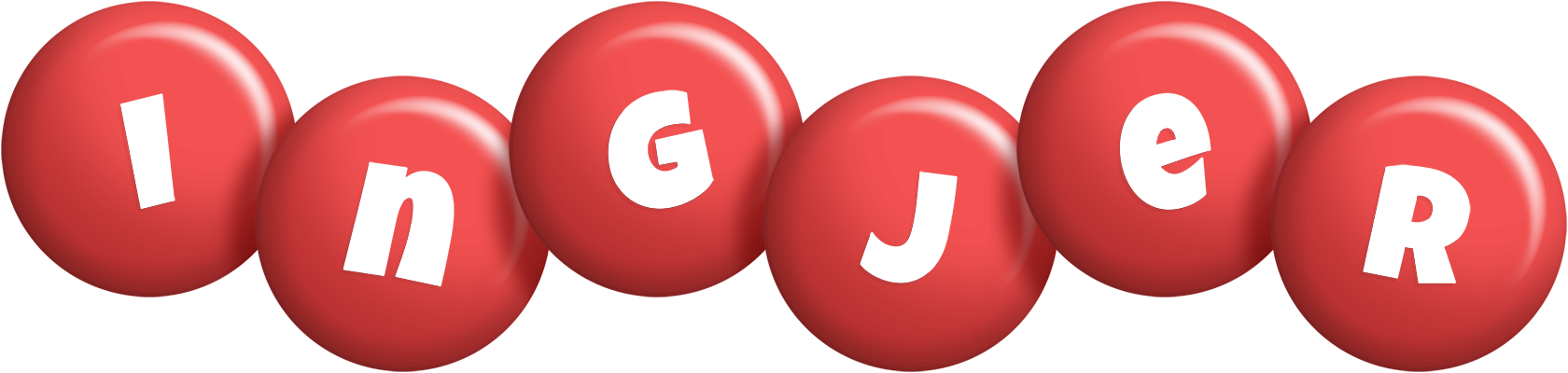 Ingjer candy-red logo