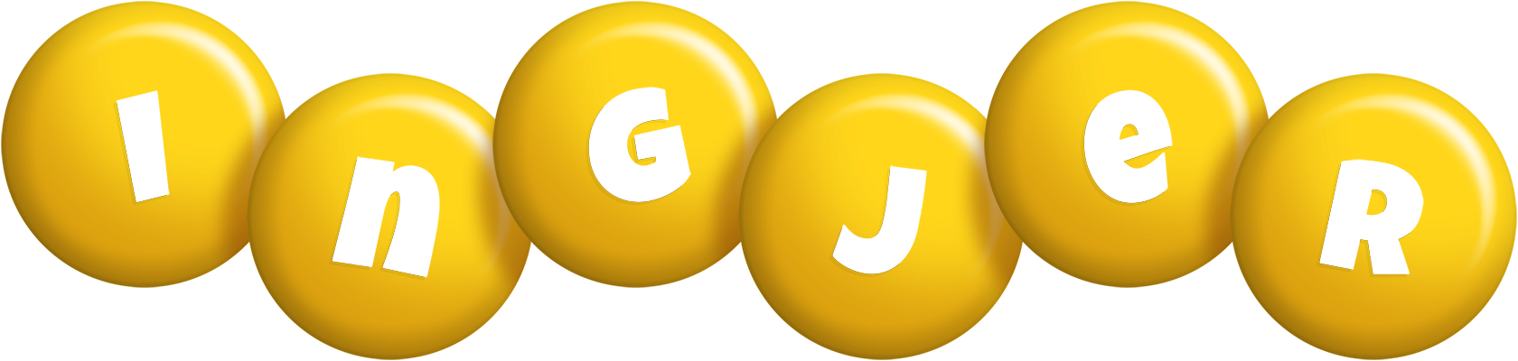 Ingjer candy-yellow logo