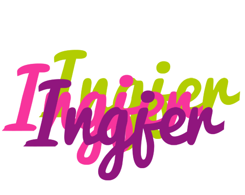 Ingjer flowers logo