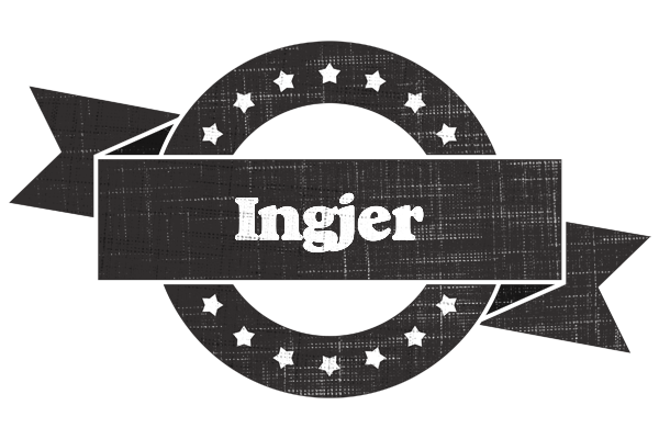 Ingjer grunge logo
