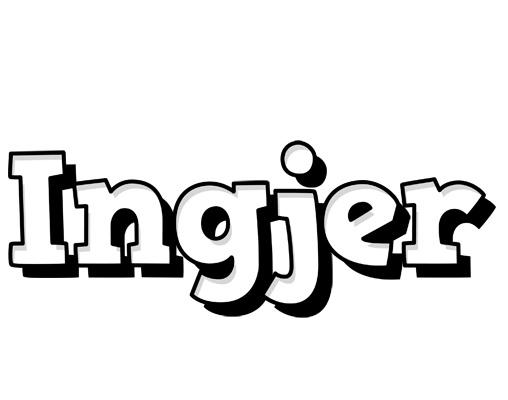 Ingjer snowing logo