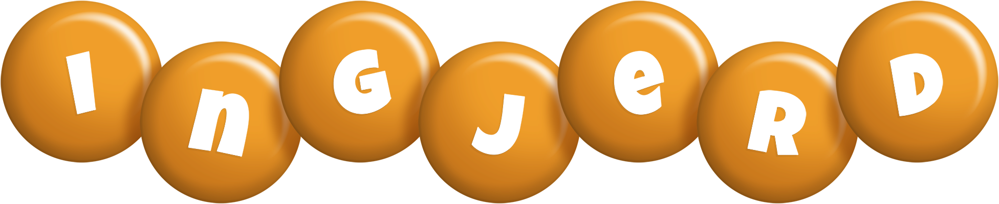 Ingjerd candy-orange logo